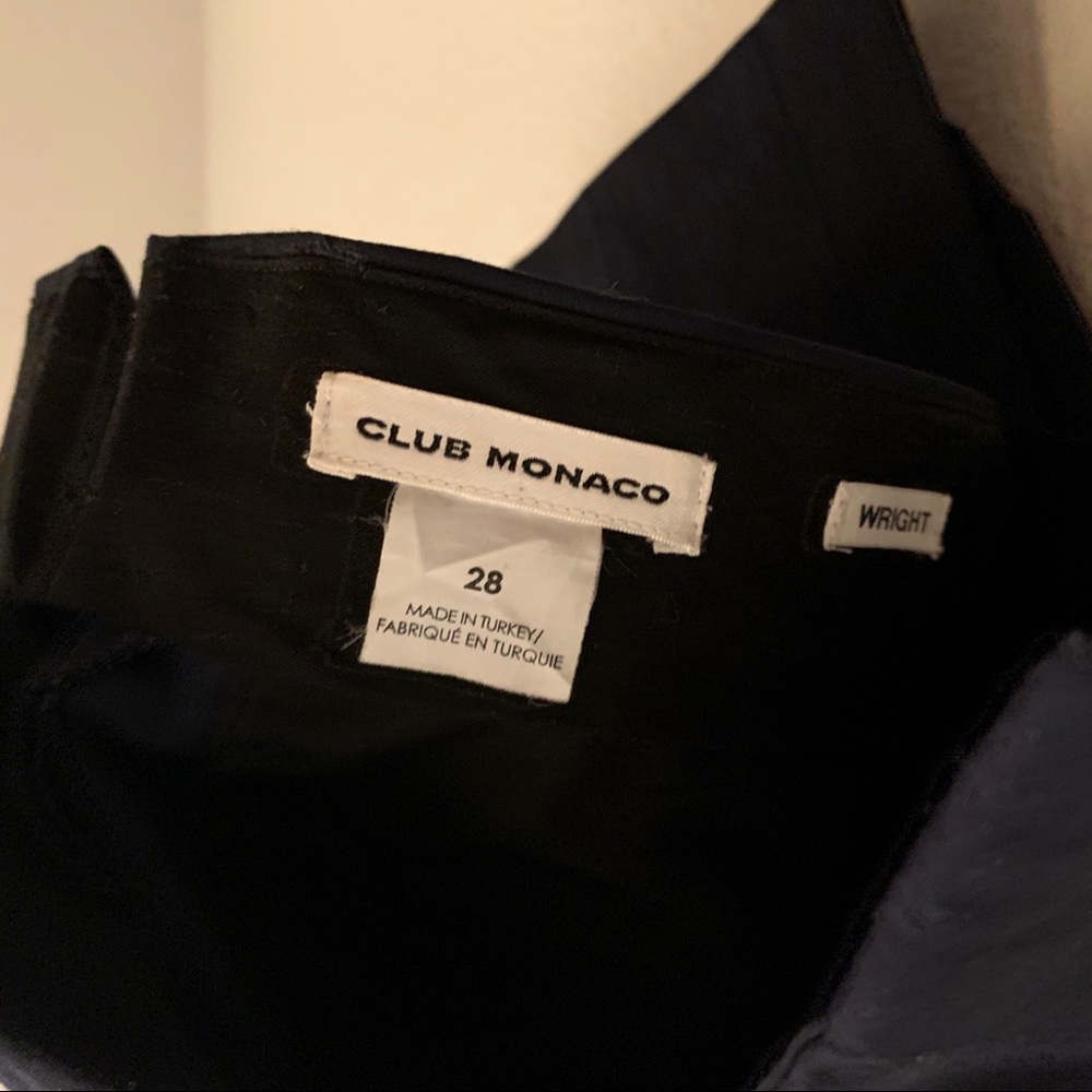 Club Monaco Men 36S Navy Suite Blazer & Trousers - Picture 8 of 8